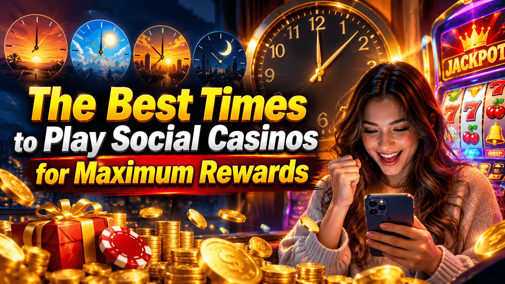 The Best Times to Play Social Casinos for Maximum Rewards