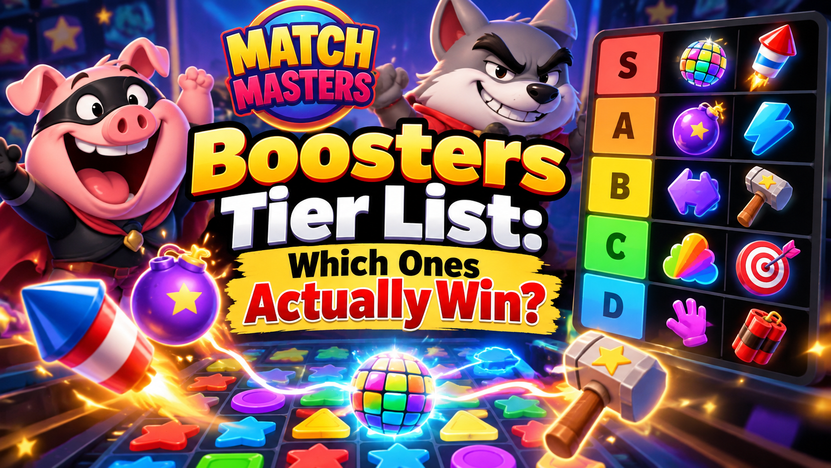 Match Masters Boosters Tier List: Which Ones Actually Win?